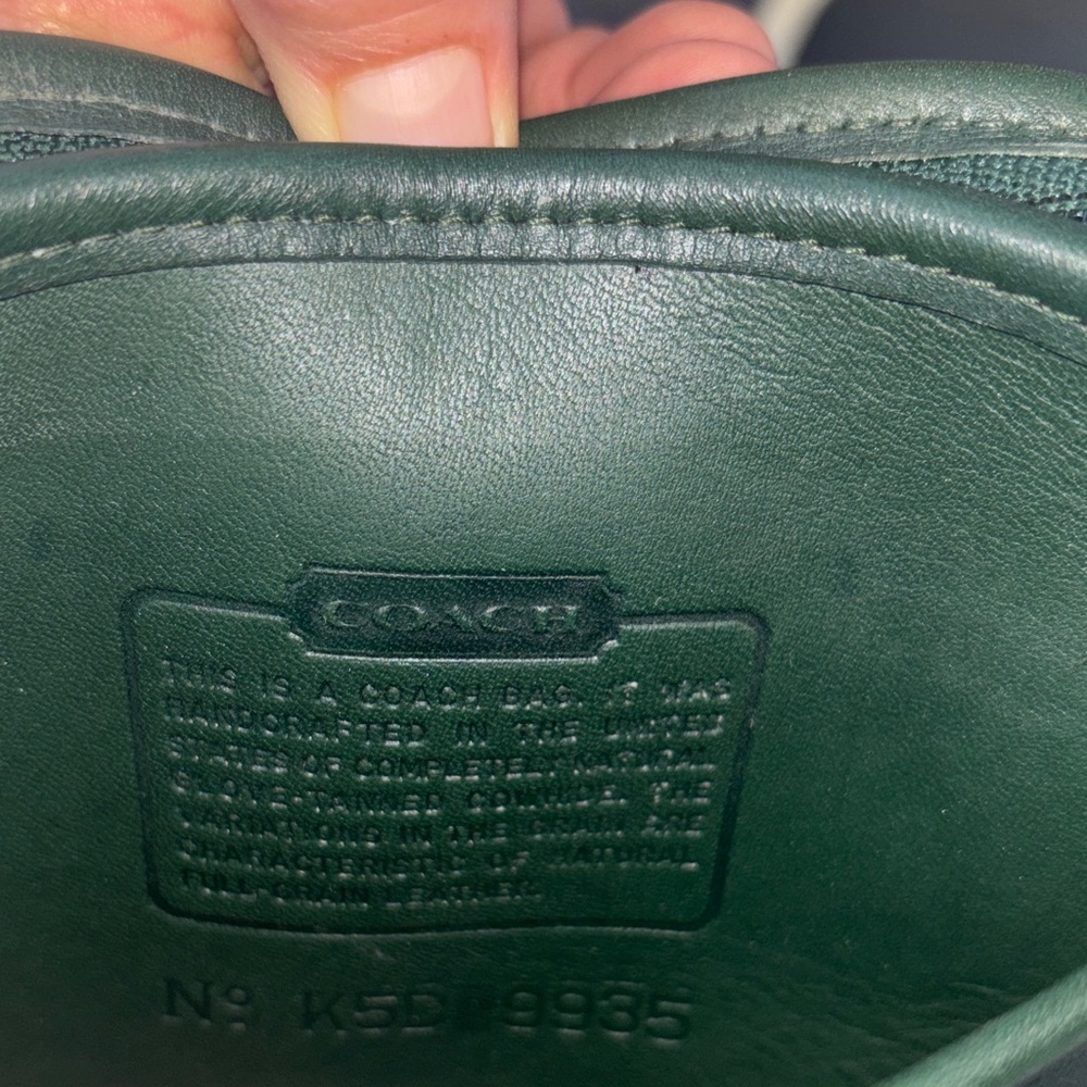 Vintage Coach Green Hadley bag - Picture 6 of 9